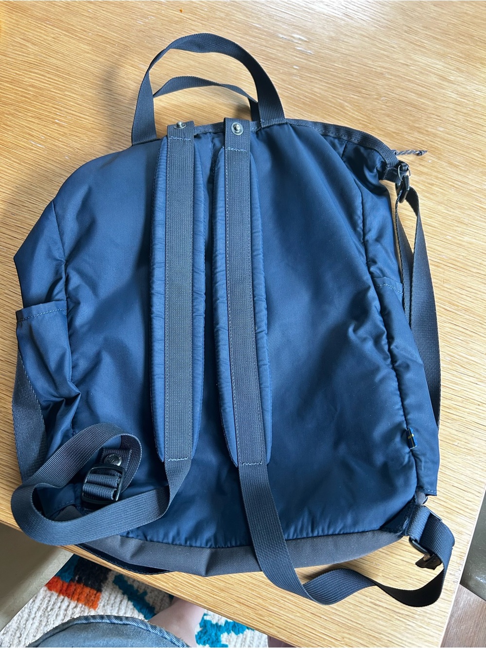 Fjallraven Navy Blue Compact Everyday Backpack - Picture 3 of 3